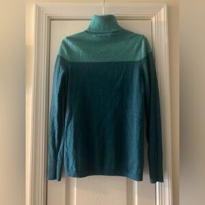Talbots Two-Toned Merino Wool Sweater size M
